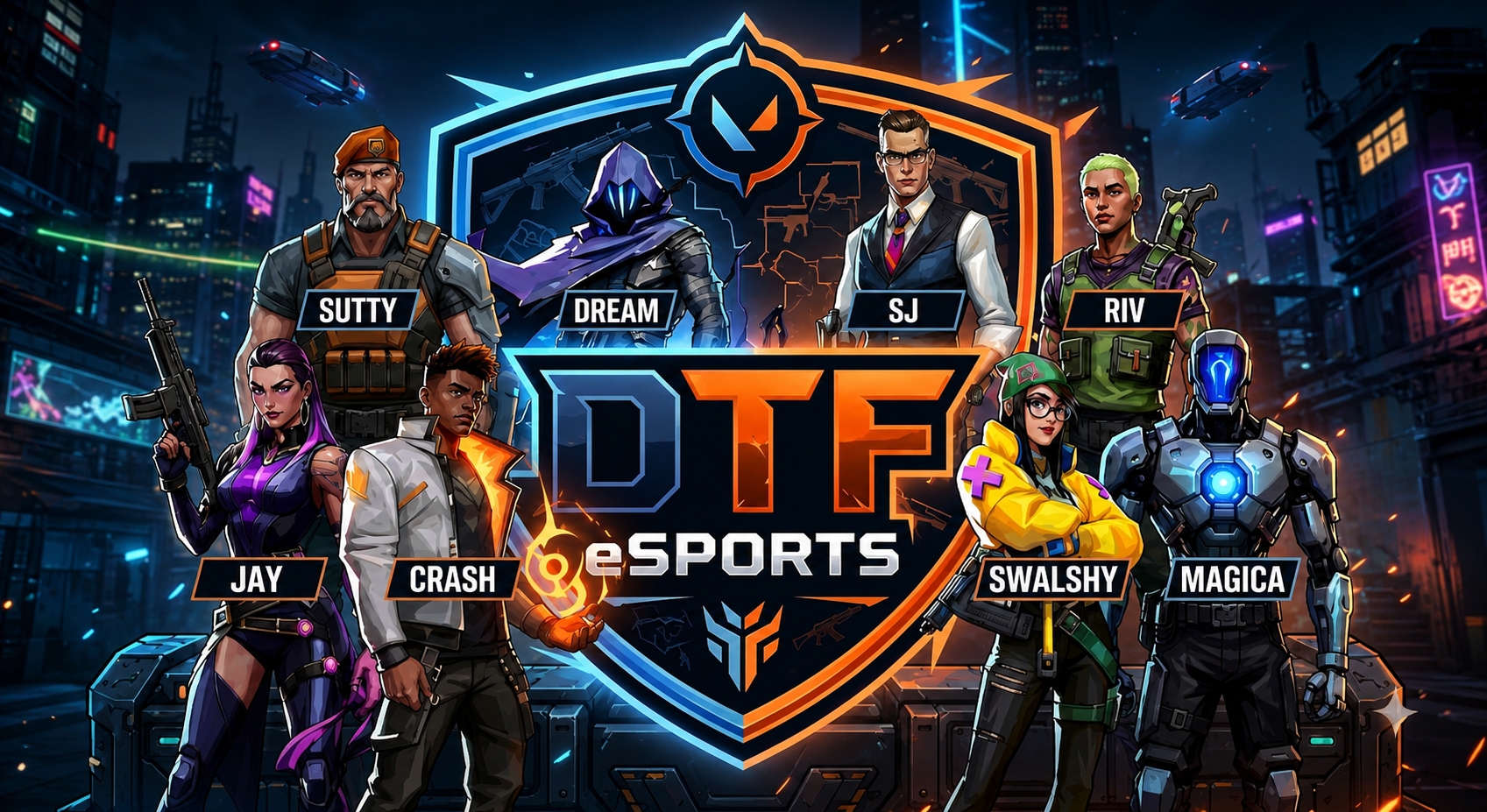 DTF Esports team banner